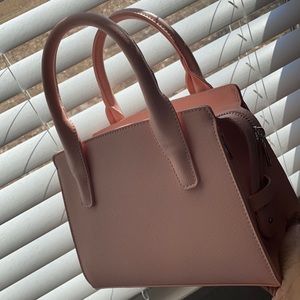 Pastel pink handbag